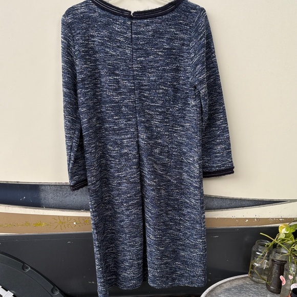 Talbots Dark Blue Knit Dress - Picture 4 of 4